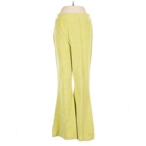 Yellowish Flared Corduroy Pants